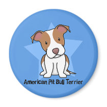 Kawaii Star American Pit Bull Terrier Magnet
