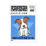 Kawaii Star American Pit Bull Terrier postage