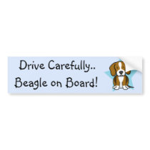 Kawaii Star Beagle Bumper Sticker bumper stickers by MenagerieMayhem Kawaii Star Beagle Bumper Sticker bumper stickers