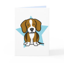 Kawaii Star Beagle Card