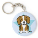 Kawaii Star Beagle Keychain