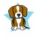 Kawaii Star Beagle Ladies T-Shirt