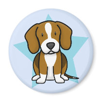 Kawaii Star Beagle Magnet