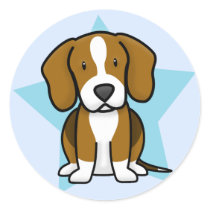 Kawaii Star Beagle Stickers by MenagerieMayhem Kawaii Star Beagle Stickers