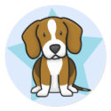 Kawaii Star Beagle Stickers sticker