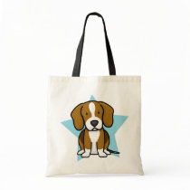 Kawaii Star Beagle Tote Bag by MenagerieMayhem Kawaii Star Beagle Tote Bag