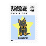 Kawaii Star Beauceron postage