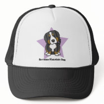 Kawaii Star Bernese Mountain Dog Trucker Hats