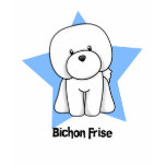 Kawaii Star Bichon Frise t-shirts