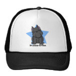 Kawaii Star Black Cropped Brussels Griffon Hats