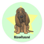Kawaii Star Bloodhound Stickers