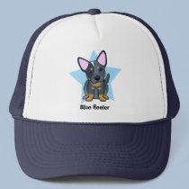 Kawaii Star Blue Heeler hats by MenagerieMayhem Kawaii Star Blue Heeler hats