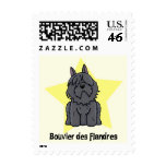 Kawaii Star Bouvier des Flandres postage