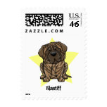 Kawaii Star Brindle Mastiff postage