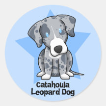 Kawaii Star Catahoula Leopard Dog Sticker