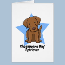Kawaii Star Chesapeake Bay Retriever cards