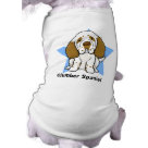 dog_sleeveless - Buy Clumber Spaniel dog shirts! This adorable drawing has a kawaii cartoon of the canine in front of a bright blue star. Our cute Clumber Spaniel merchandise is available on an enormous selection of products!