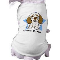 Kawaii Star Clumber Spaniel Dog Shirt pet clothing by MenagerieMayhem Kawaii Star Clumber Spaniel Dog Shirt pet clothing