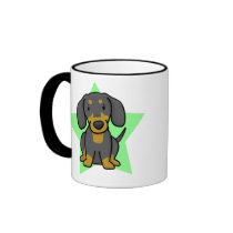 Kawaii Star Dachshund Mug