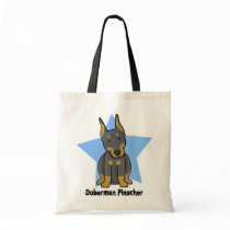 Kawaii Star Doberman Pinscher bags