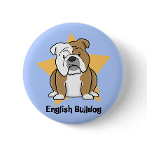 Kawaii Star English Bulldog Pins