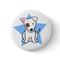 Kawaii Star Jack Russell Button