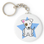 Kawaii Star Jack Russell Keychain