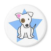 Kawaii Star Jack Russell Magnet by MenagerieMayhem Kawaii Star Jack Russell Magnet