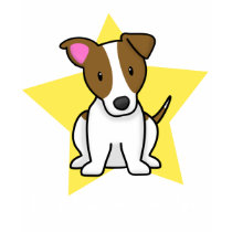 Kawaii Star Jack Russell Terrier Ladies T-Shirt