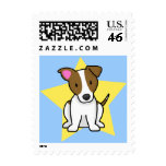 Kawaii Star Jack Russell Terrier Postage Stamps