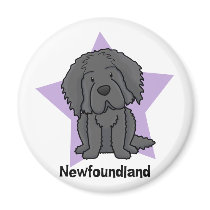 Kawaii Star Newfoundland Magnet