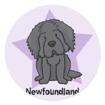 Kawaii Star Newfoundland Stickers