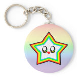KAWAII STAR RAINBOW HAPPY FACE LUCKY keychains