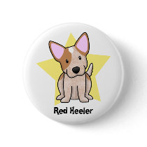 Kawaii Star Red Heeler Pins