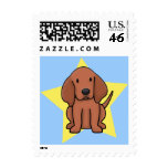 Kawaii Star Redbone Coonhound Postage Stamps