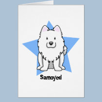 Kawaii Star Samoyed cards