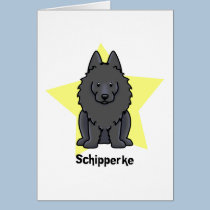 Kawaii Star Schipperke cards