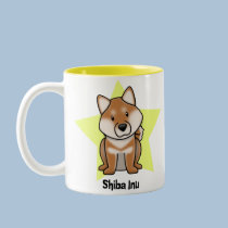 Kawaii Star Shiba Inu mugs