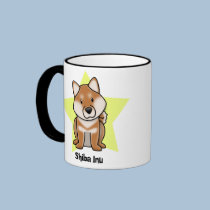 Kawaii Star Shiba Inu mugs