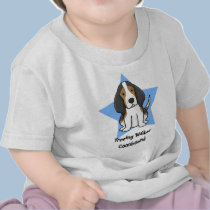 Kawaii Star Treeing Walker Coonhound Baby TShirt by MenagerieMayhem Kawaii Star Treeing Walker Coonhound Baby TShirt
