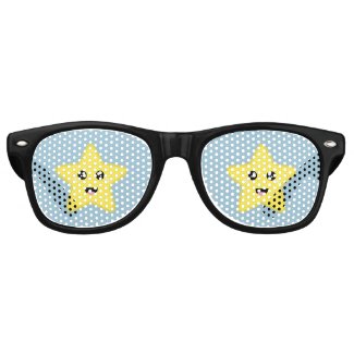 Kawaii Star Wayfarer Sunglasses