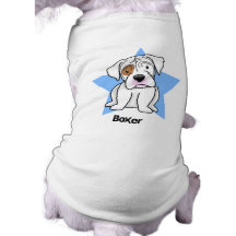 Kawaii Star White Boxer Pet Shirt