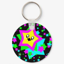 KAWAII STARS COSMIC BLAST keychains by kawaiifiveo KAWAII STARS COSMIC BLAST keychains