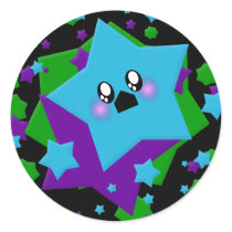 KAWAII STARS GALAXY BURST stickers