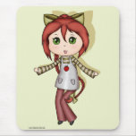 Kawaii Strawberry Chibi Mousepad