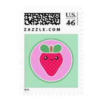 Kawaii Strawberry Custom Postage postage by megakawaii Kawaii Strawberry Custom Postage postage