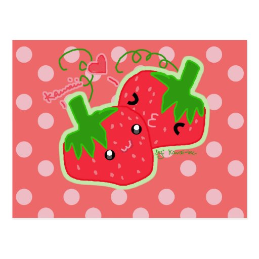 kawaii strawberry bear