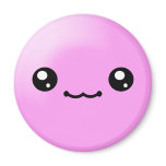 Kawaii Sugar Dots Bubble Gum Happy Face Magnet