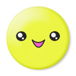 Kawaii Sugar Dots Lemon Happy Face Magnet