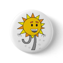 Kawaii Sun - Day Button